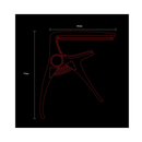 Aroma Acoustic & Electric Guitar Capo Dimensions