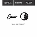 Elixir Polyweb Acoustic Single 80/20 Bronze 0.59