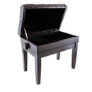 Steinhoven Piano Stool Symphony, Satin Rosewood Adjustable W/Storage