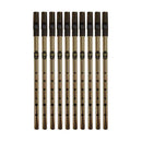 Feadog Pro D Tin Whistle 10 Pack | Black Pro D Tin Whistle