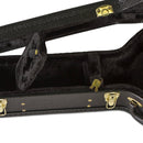 Koda 17 Fret Banjo Arch Top Wooden Black Case 7mm black plush interior