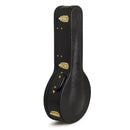 Koda 17 Fret Banjo Arch Top Wooden Black Case 7mm black plush interior
