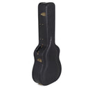 Koda Acoustic Arch Top Vintage Wooden Black Case 7mm red plush interior