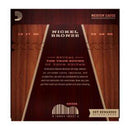 D'Addario: Nickle Bronze (13-56) Acoustic Guitar Strings