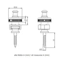 Schaller S Lock Strap Lock Size