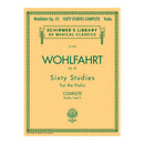 Wohlfahrt Op.45 Sixty Complete Studies for Violin Front