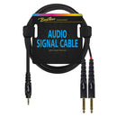 Boston Audio Cable: 2x 6.3M Mono to 3.5M Stereo