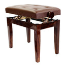 Steinhoven Piano Stool Prima, Polished Walnut Adjustable