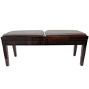 Steinhoven Piano Stool Duet, Polished Mahogany Dual Adjust