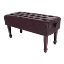 Steinhoven Piano Stool Concerto, Polished Mahogany Duet Adjustable