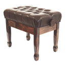 Steinhoven Piano Stool Cadenza, Polished Walnut Adjustable