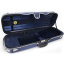 Koda: 4/4 Wooden Violin Case Blue Open